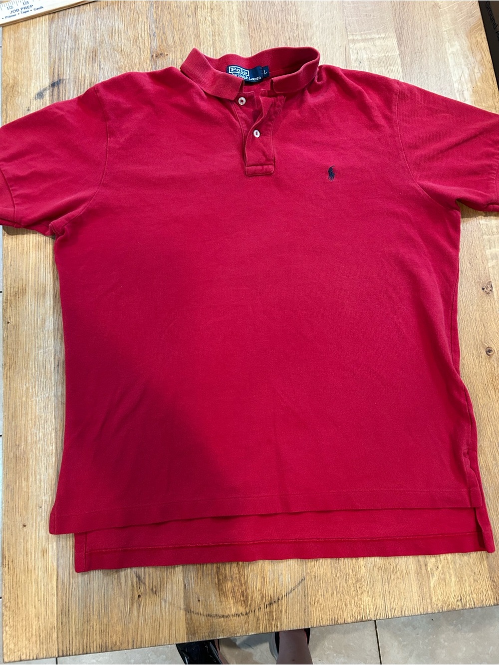 Polo by Ralph Lauren Red Short-Sleeve Polo with Embroidered Pony